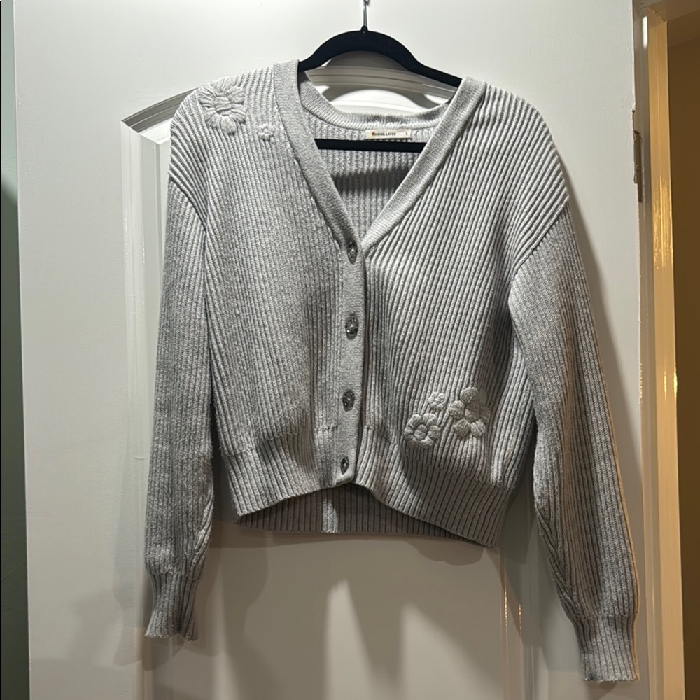 Marine Layer Gray Cardigan Sweater